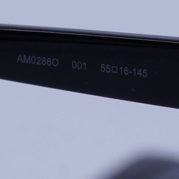 Alexander McQueen AM0286O 001 Eyeglasses Black 55mm Square Frame - Picture 8 of 10